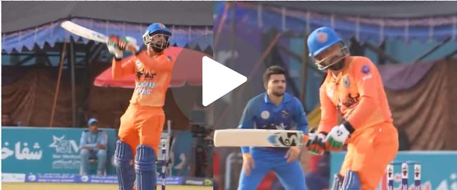 [Watch] Rashid Khan Flaunts His Batting; Plays Extraordinary Strokes To Delight Fans In Shpageeza T20 2024